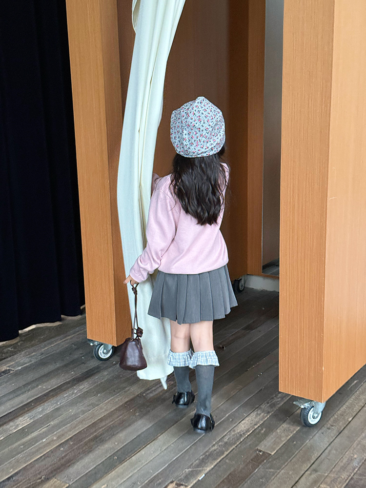 0914013 少女秋季學院風百褶裙洋氣垂感半身短裙 第 6 張