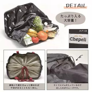0914022 日本樂天同款摺疊購物包抽繩大容量保溫保冷冰包 第 5 張