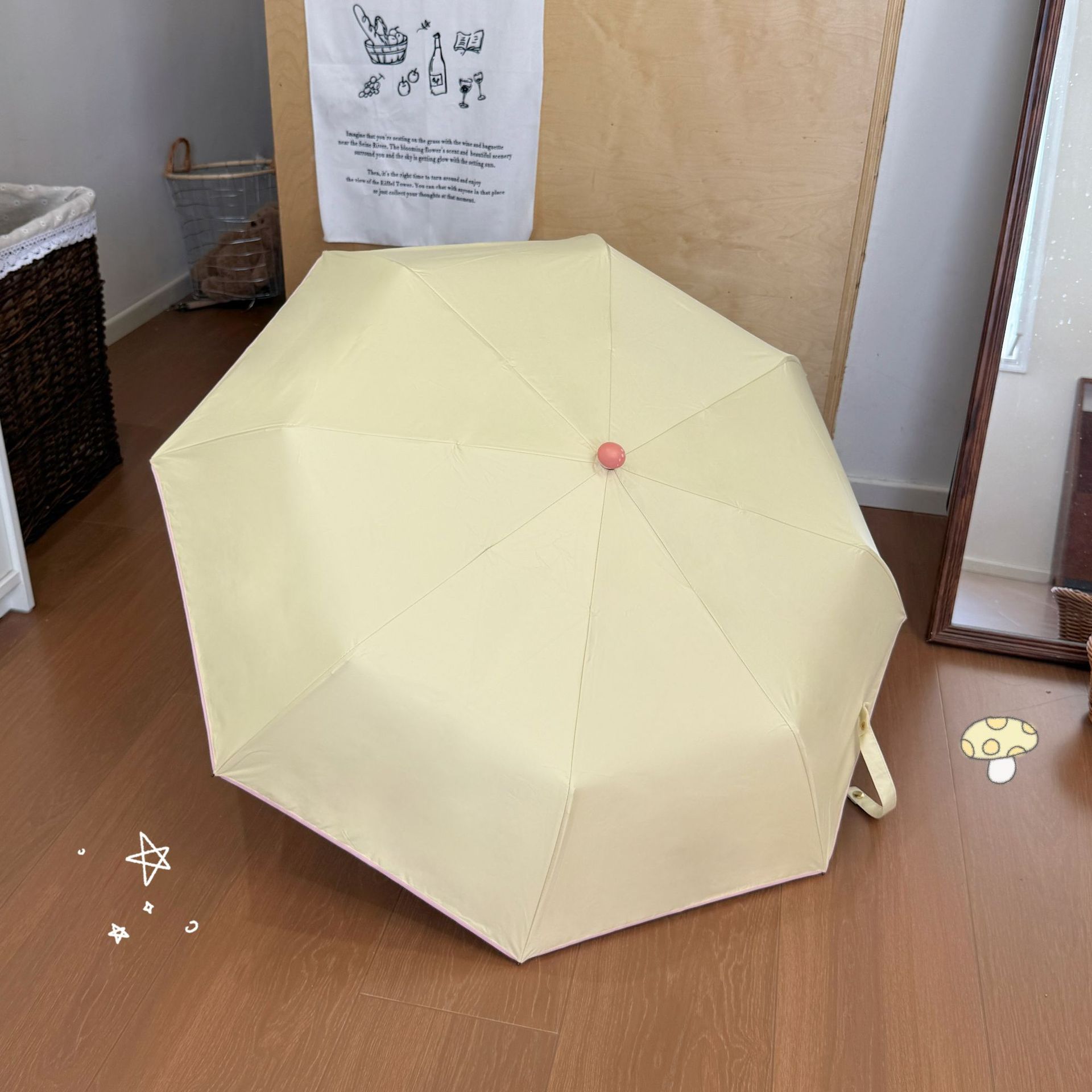 0914032 日系高顏值卡通遮陽傘摺疊學生晴雨兩用傘 第 5 張