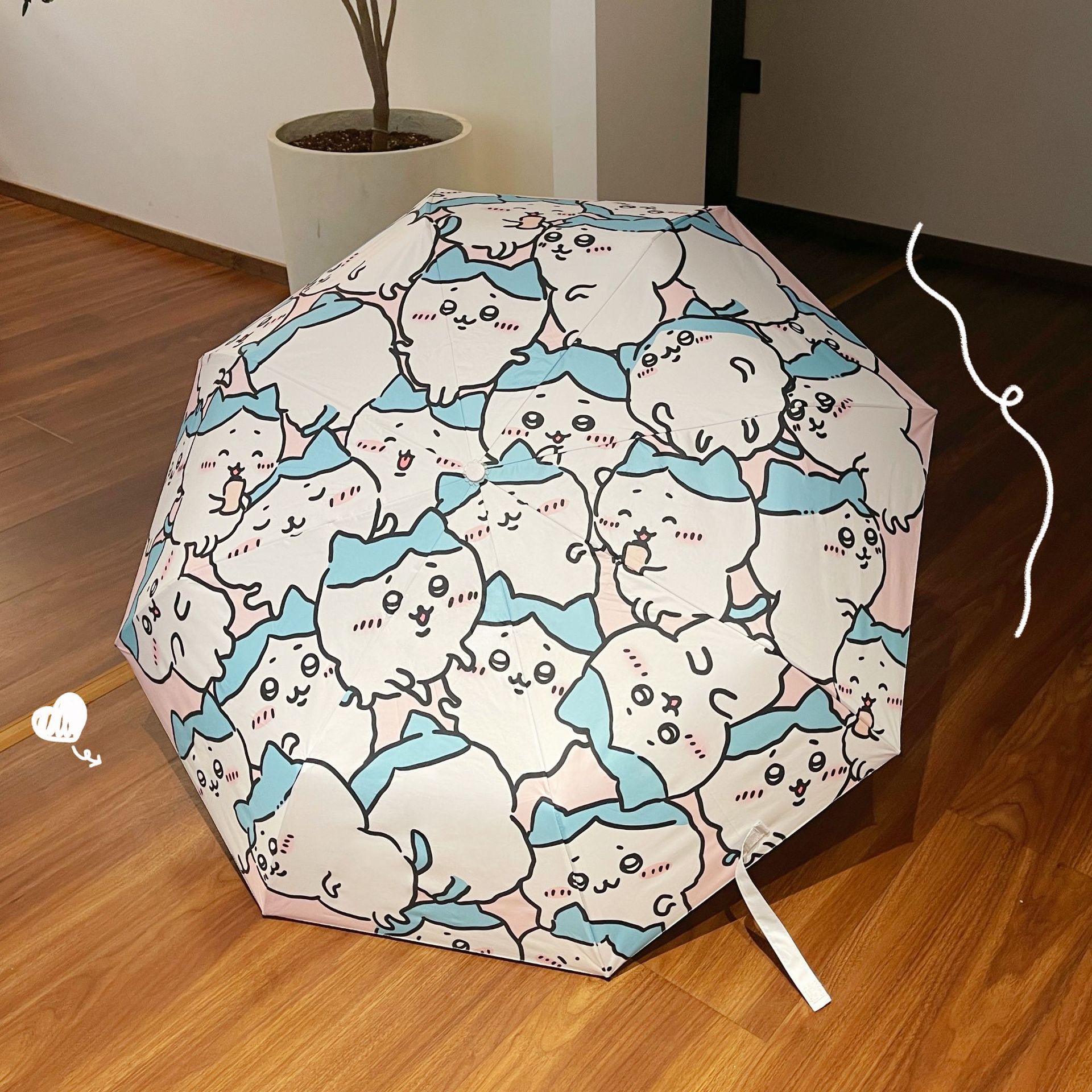 0914032 日系高顏值卡通遮陽傘摺疊學生晴雨兩用傘 第 14 張