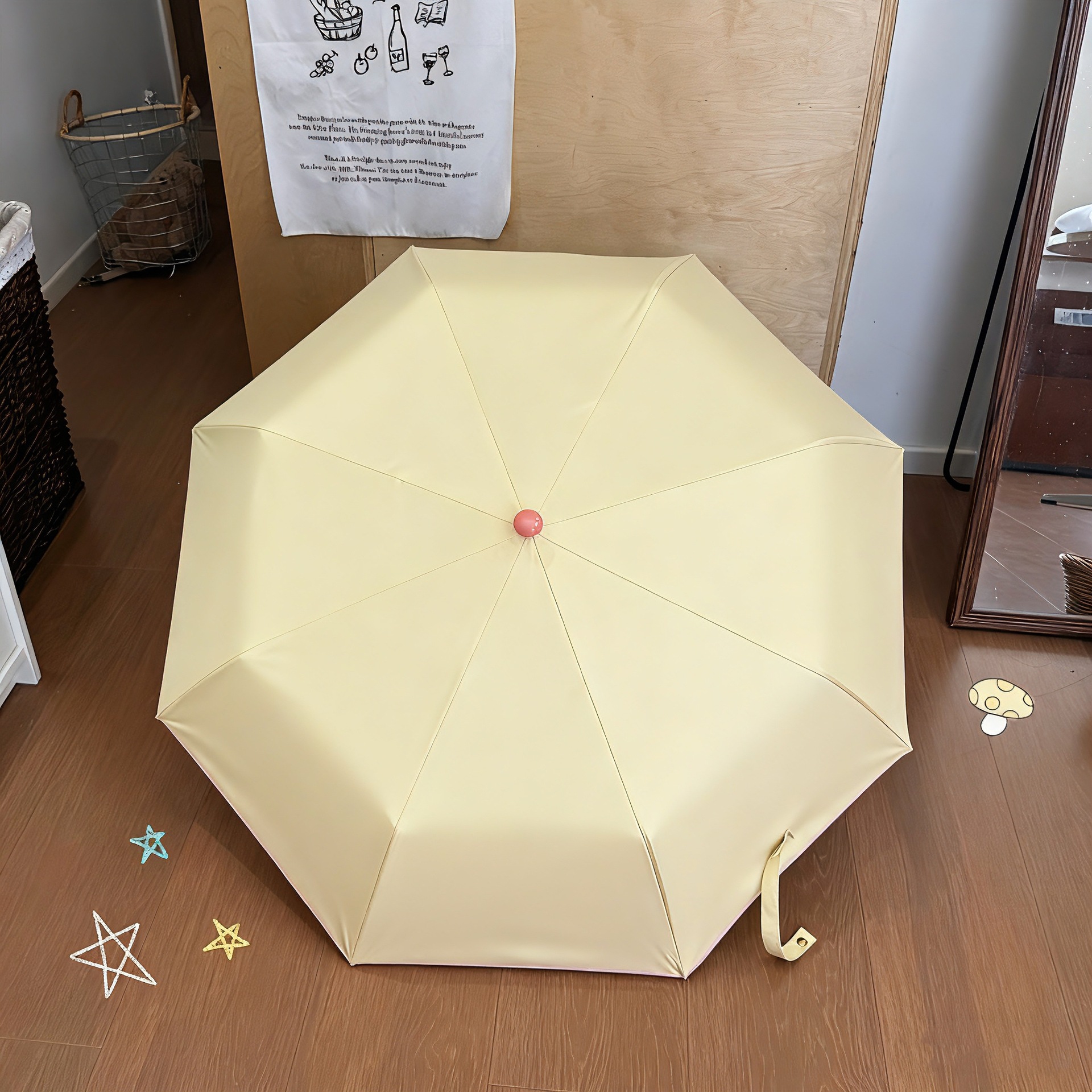 0914032 日系高顏值卡通遮陽傘摺疊學生晴雨兩用傘 第 2 張