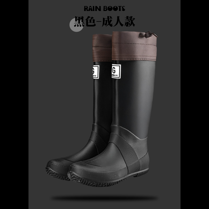 0914076 日系親子長筒野鳥協會可摺疊雨靴防水防滑雨鞋 第 7 張