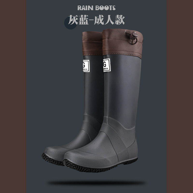 0914076 日系親子長筒野鳥協會可摺疊雨靴防水防滑雨鞋 第 9 張