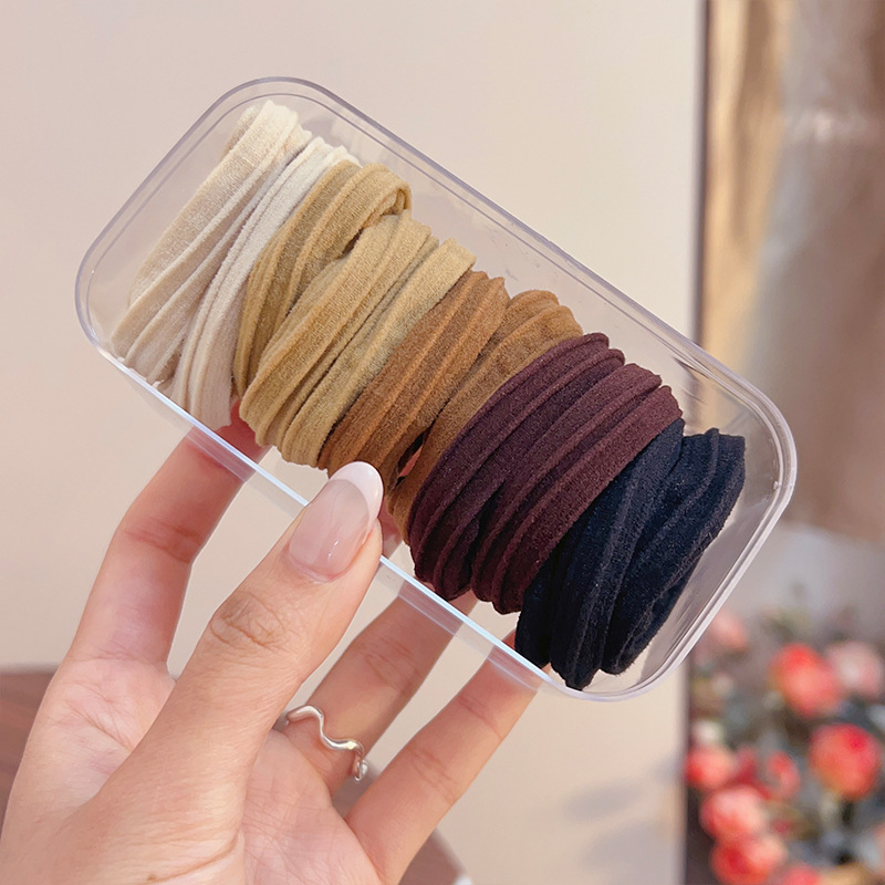 0914078 超好綁～軟QQ的海鹽系棉花糖髮圈10入組 第 10 張