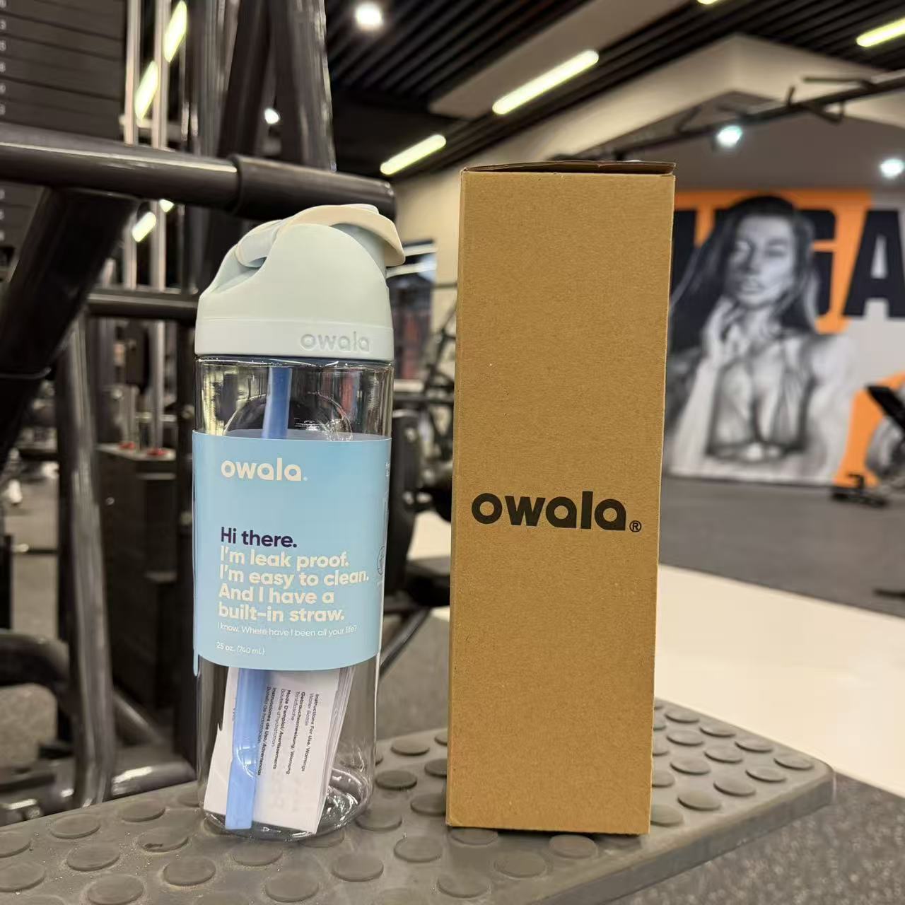 0921007 新款Ow吸管杯Tritan食品級塑膠輕便水壺 第 11 張