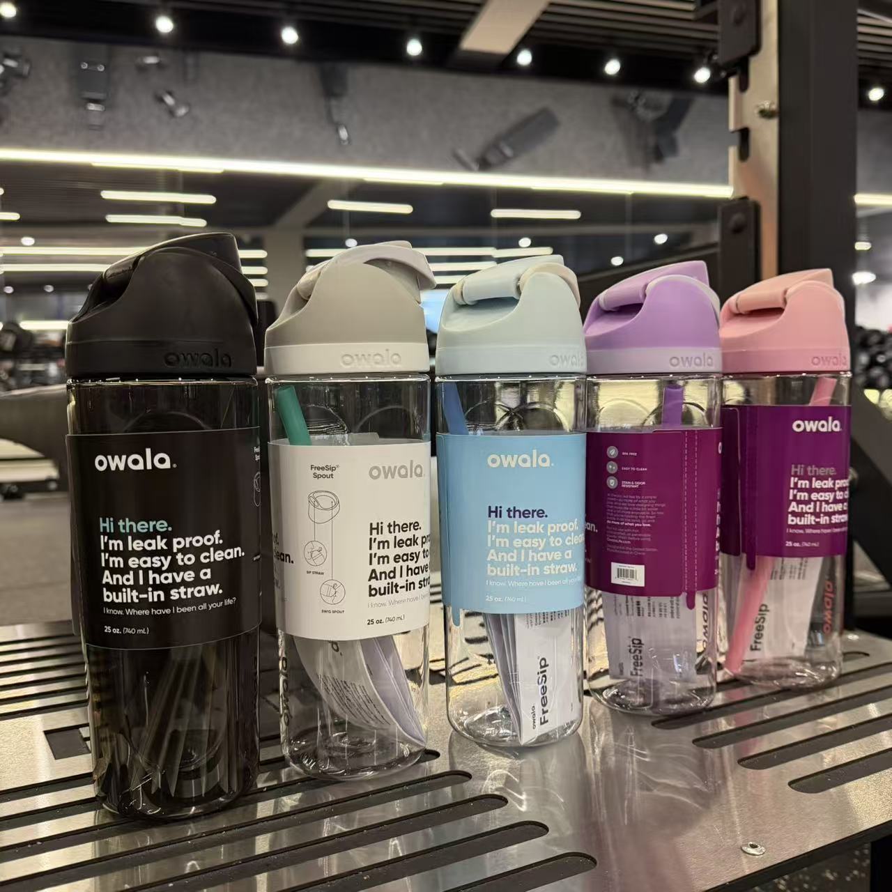 0921007 新款Ow吸管杯Tritan食品級塑膠輕便水壺 第 2 張