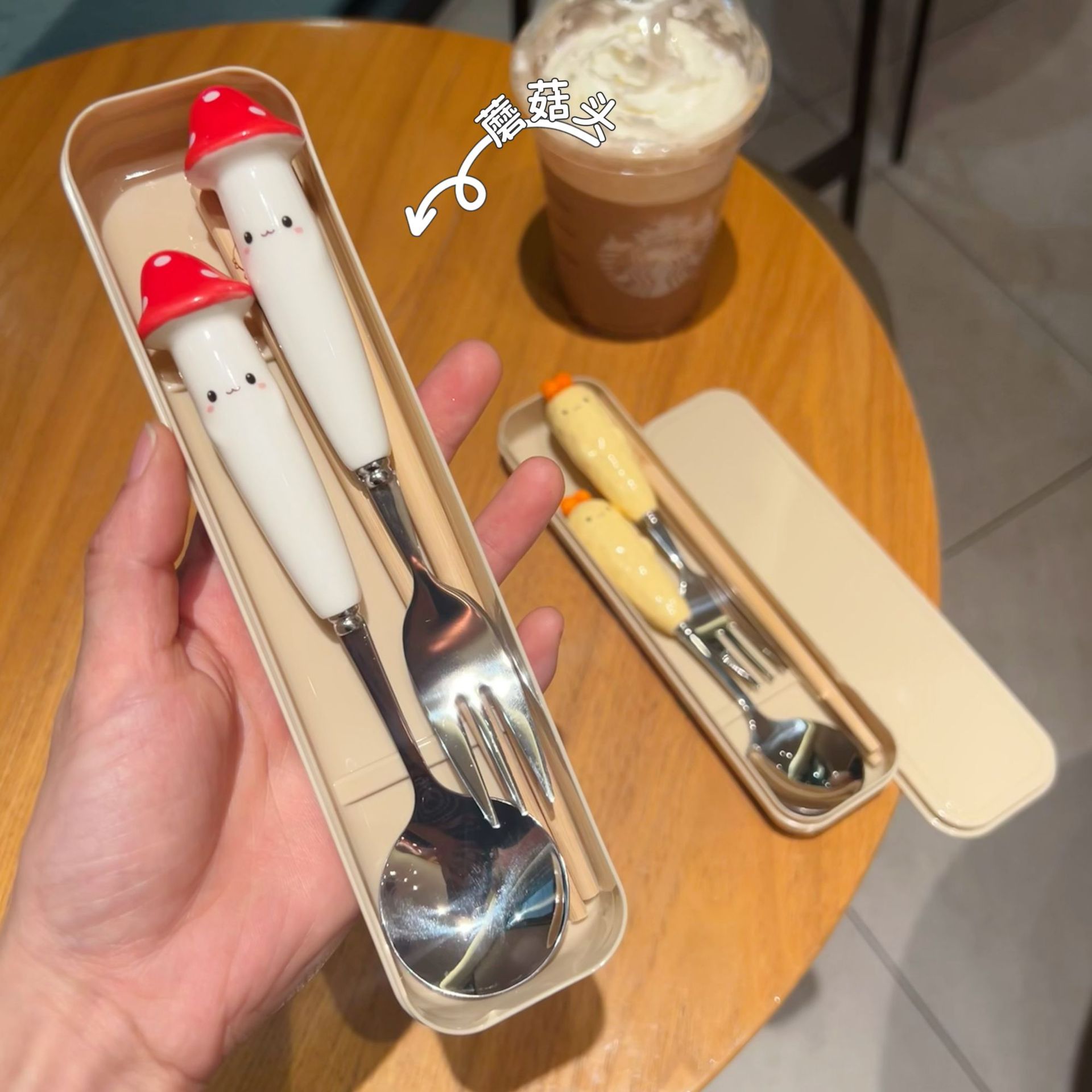 0921014 日系卡通筷子湯匙叉子不鏽鋼餐具套裝 第 5 張
