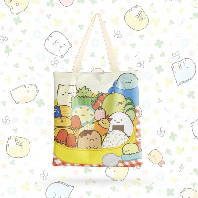 0921023 日系角落生物印花手提雙面帆布袋 第 11 張