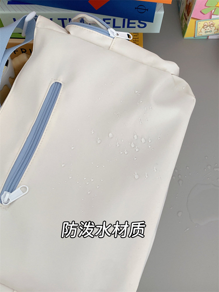 0921026 日系ins新款糖果色學院風清新甜美痛包少女斜挎包 第 4 張