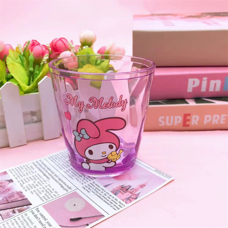 0921029 日系卡通加厚壓克力可愛少女心刷牙漱口杯冷飲杯 第 8 張