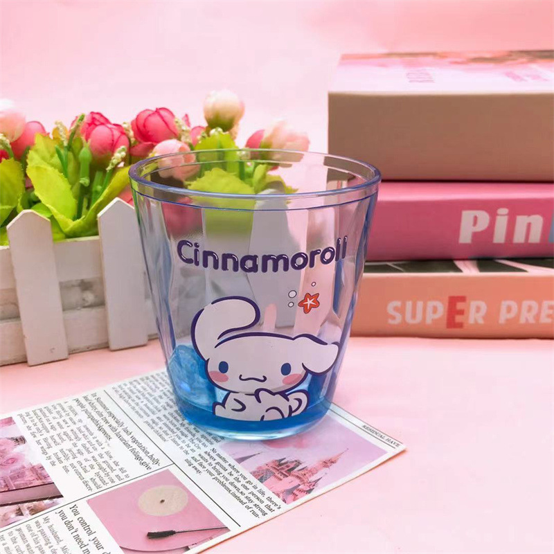 0921029 日系卡通加厚壓克力可愛少女心刷牙漱口杯冷飲杯 第 9 張