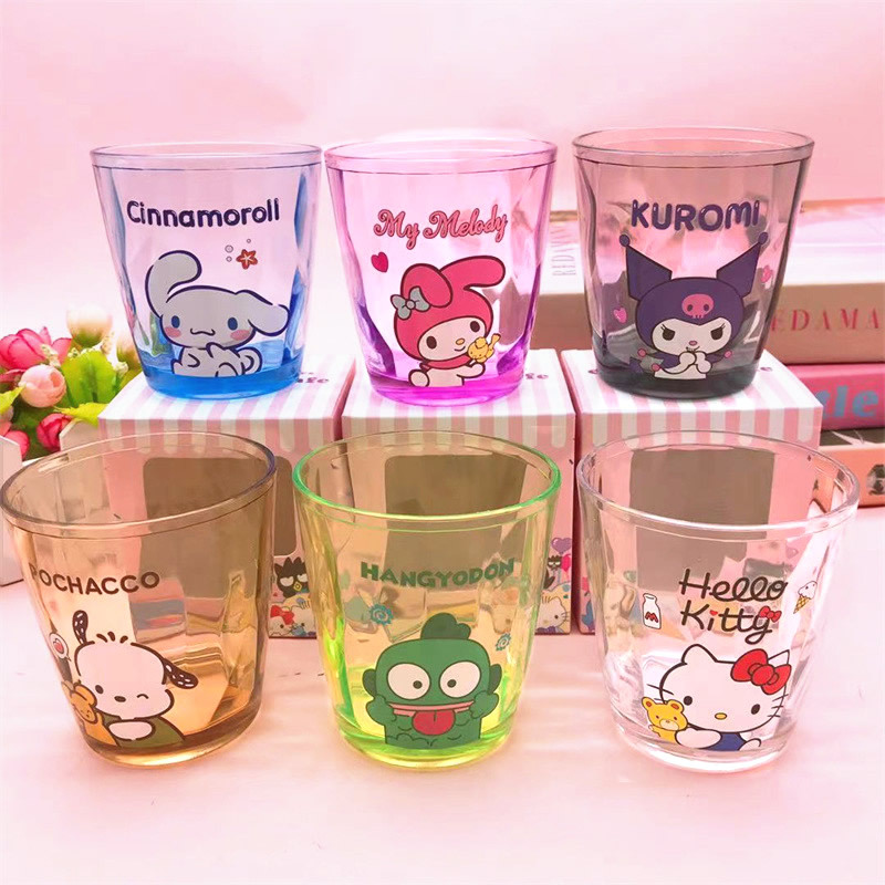 0921029 日系卡通加厚壓克力可愛少女心刷牙漱口杯冷飲杯 第 2 張