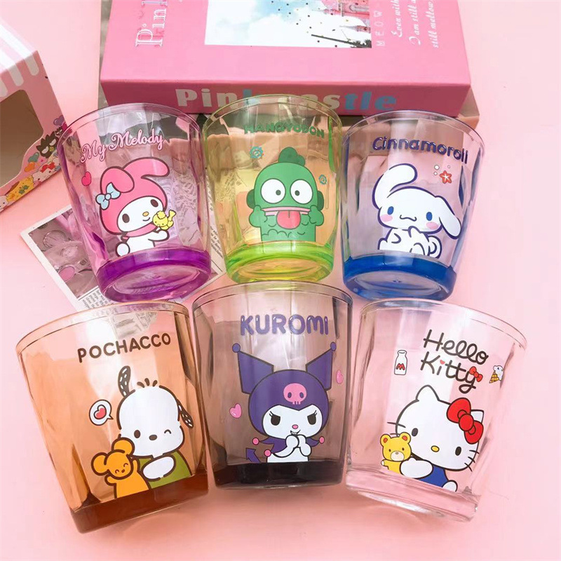 0921029 日系卡通加厚壓克力可愛少女心刷牙漱口杯冷飲杯 第 3 張