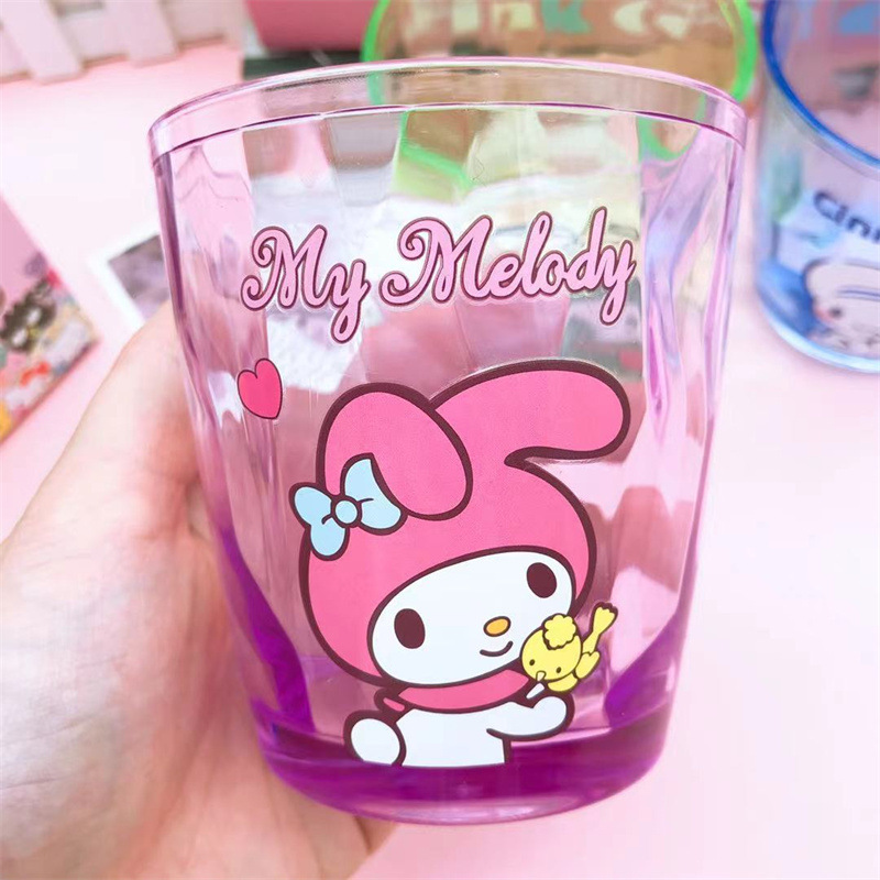 0921029 日系卡通加厚壓克力可愛少女心刷牙漱口杯冷飲杯 第 5 張