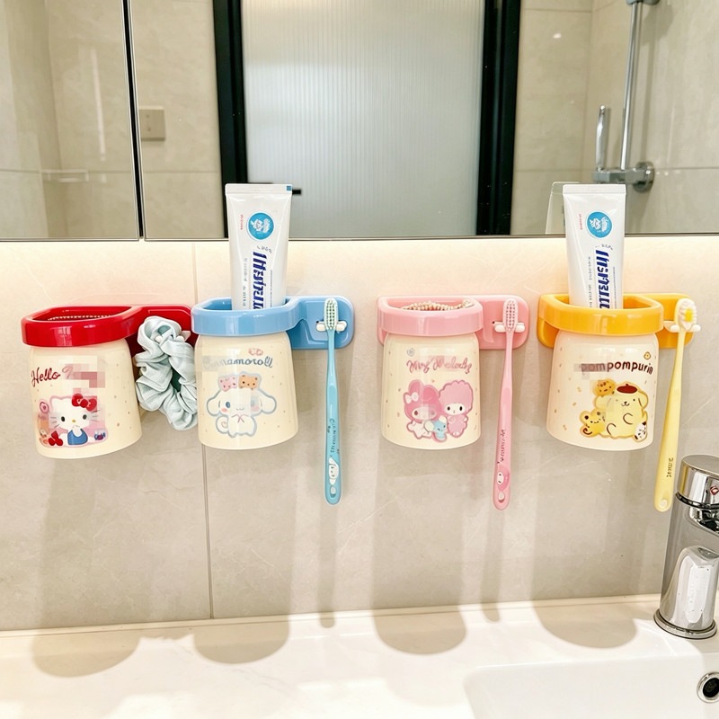 0921072 日系卡通造型無痕上牆漱口杯組 第 2 張