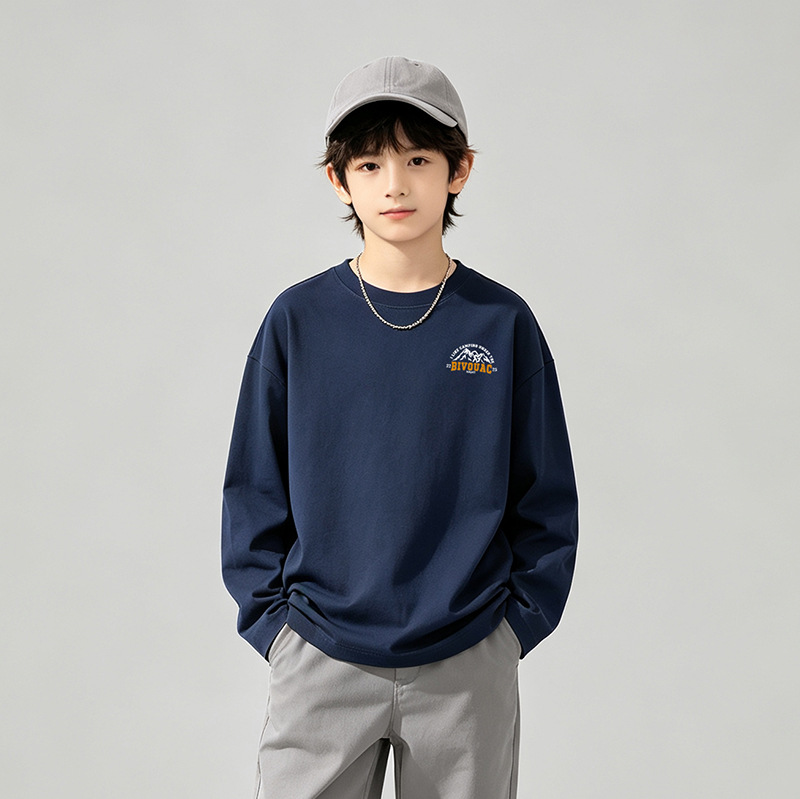 0921085 少年中大童山系印花寬鬆圓領長袖TEE 第 10 張