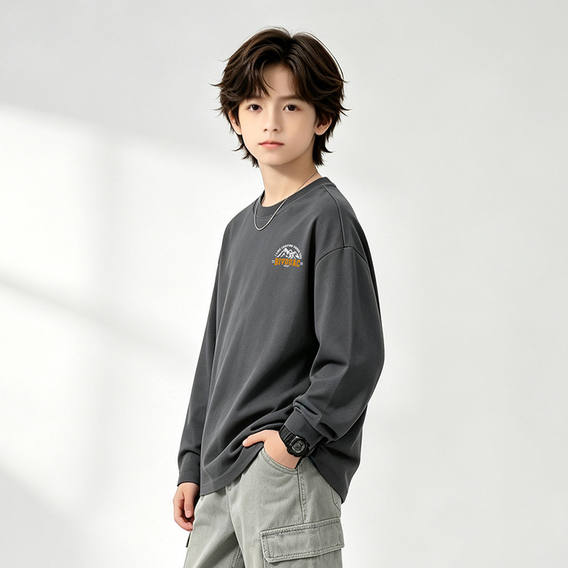 0921085 少年中大童山系印花寬鬆圓領長袖TEE 第 11 張