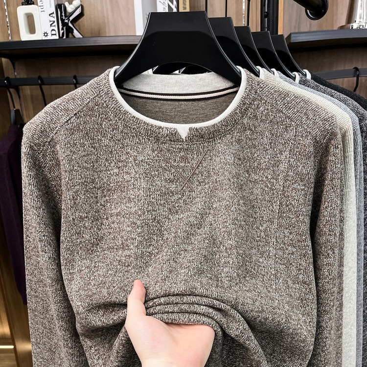 0928037 男士秋冬假兩件小V領簡約風TEE 第 9 張