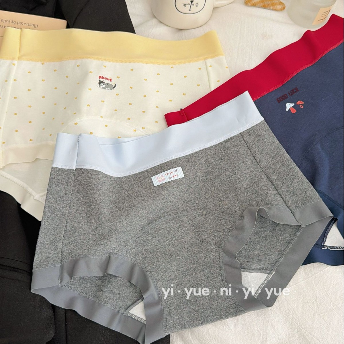 0928079 少女新品純棉韓系INS風包臀舒適感內褲 第 6 張