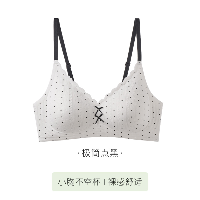 1005010 少女碎花波點無痕無鋼圈內衣 第 10 張