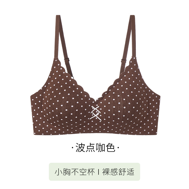 1005010 少女碎花波點無痕無鋼圈內衣 第 11 張