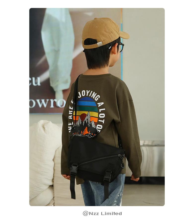 1005016 日系少年中大童山脈露營風寬鬆薄款長袖TEE 第 9 張