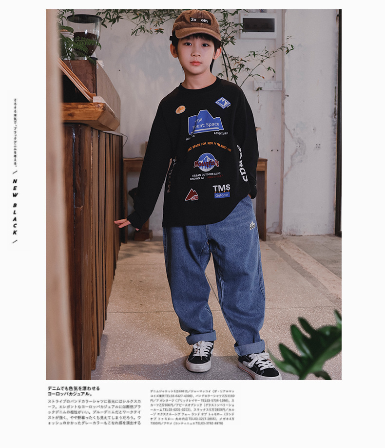 1005030 少年中大童日系機能性斜紋磨毛棉工裝褲 第 25 張