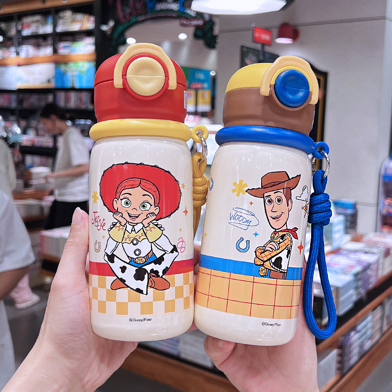 1005057 玩具總動員兒童保溫吸管彈蓋雙飲水壺 第 5 張