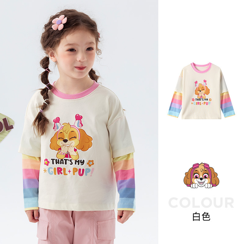 1005063 兒童春秋款可愛汪汪隊造型拼接薄長袖TEE 第 11 張