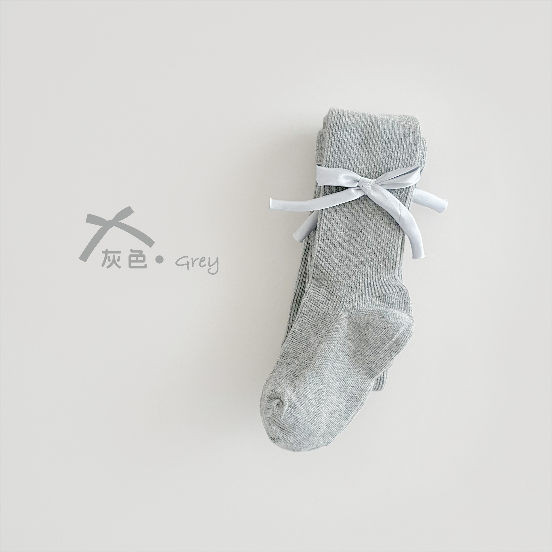 1005071 女童春秋甜美風蝴蝶結馬卡龍色百搭褲襪 第 8 張