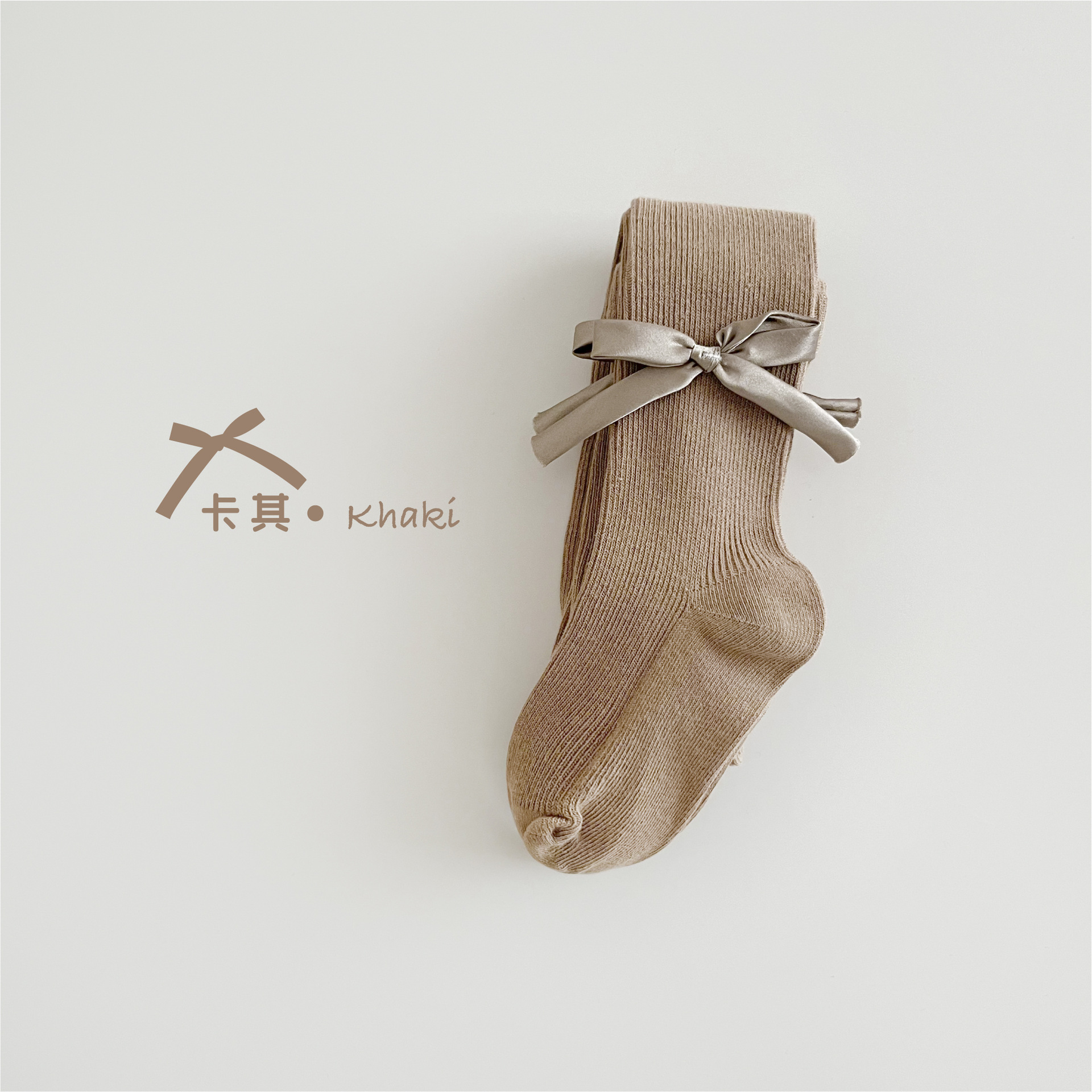 1005071 女童春秋甜美風蝴蝶結馬卡龍色百搭褲襪 第 10 張
