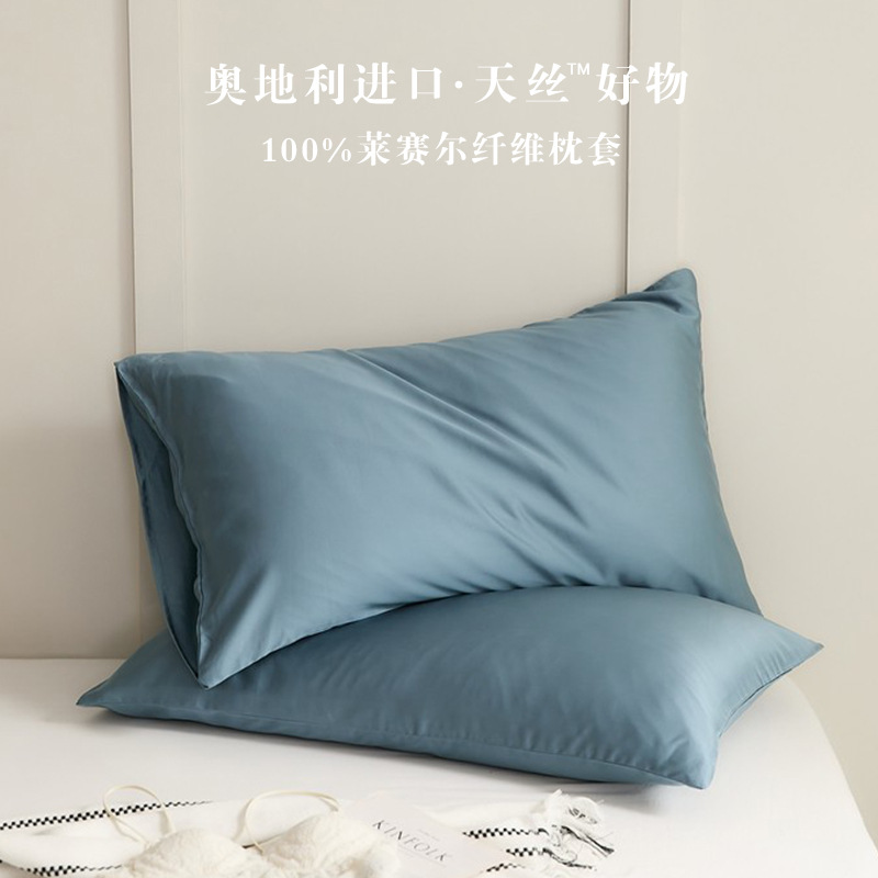 1012075 2件組丨60支蘭精天絲枕套純色簡約枕套 第 10 張