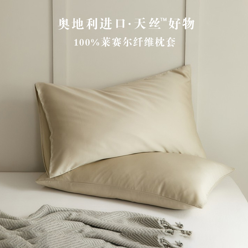 1012075 2件組丨60支蘭精天絲枕套純色簡約枕套 第 12 張