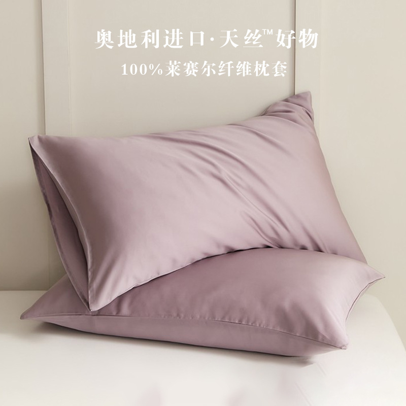 1012075 2件組丨60支蘭精天絲枕套純色簡約枕套 第 13 張