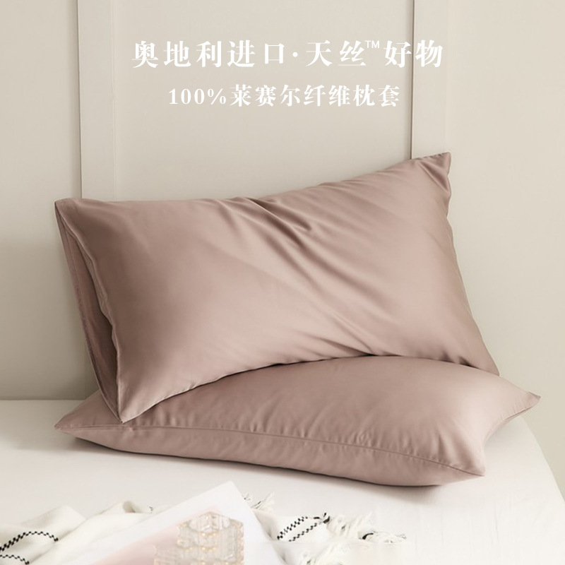 1012075 2件組丨60支蘭精天絲枕套純色簡約枕套 第 16 張