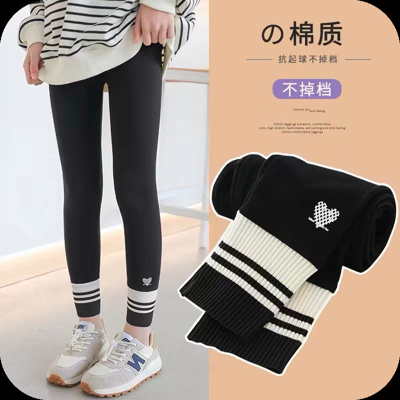 1019021 超值款女童春秋冬兩種厚度基礎款彈性內搭褲 第 3 張