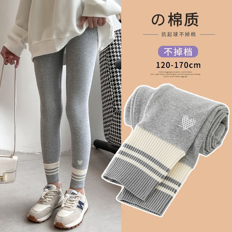 1019021 超值款女童春秋冬兩種厚度基礎款彈性內搭褲 第 4 張