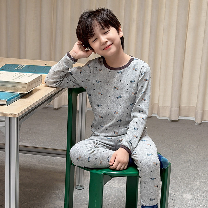 1019032 中大童小印花超柔秋冬無骨羊毛拉架家居服 第 18 張