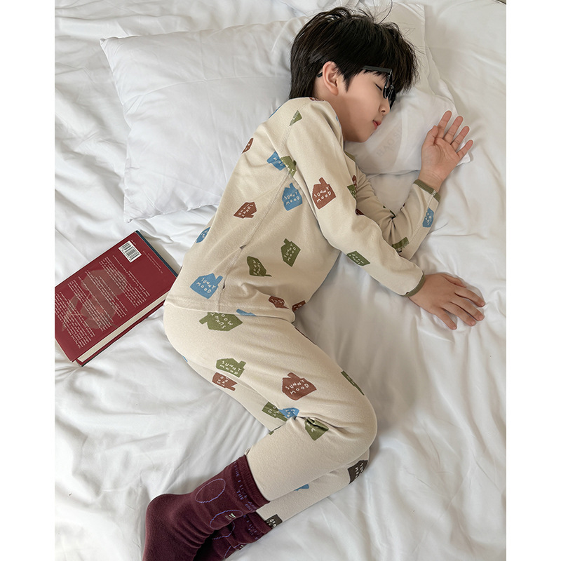 1019032 中大童小印花超柔秋冬無骨羊毛拉架家居服 第 35 張