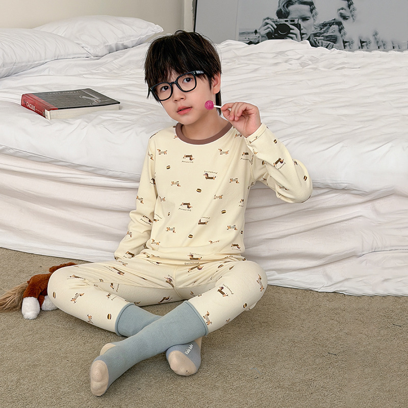 1019032 中大童小印花超柔秋冬無骨羊毛拉架家居服 第 37 張
