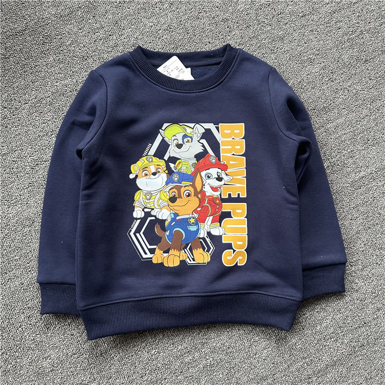 1019057 日系中大童可愛汪汪隊卡通圓領刷毛大學TEE 第 4 張