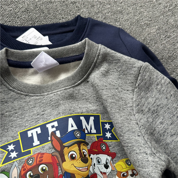 1019057 日系中大童可愛汪汪隊卡通圓領刷毛大學TEE 第 7 張