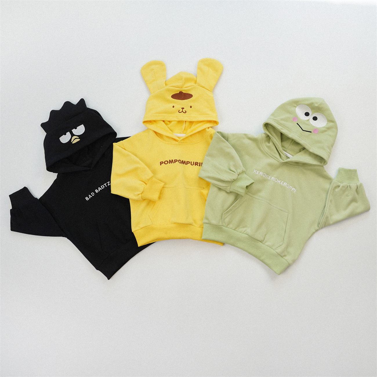 1019060 日系超可愛立體卡通帽帽刺繡連帽TEE 第 5 張
