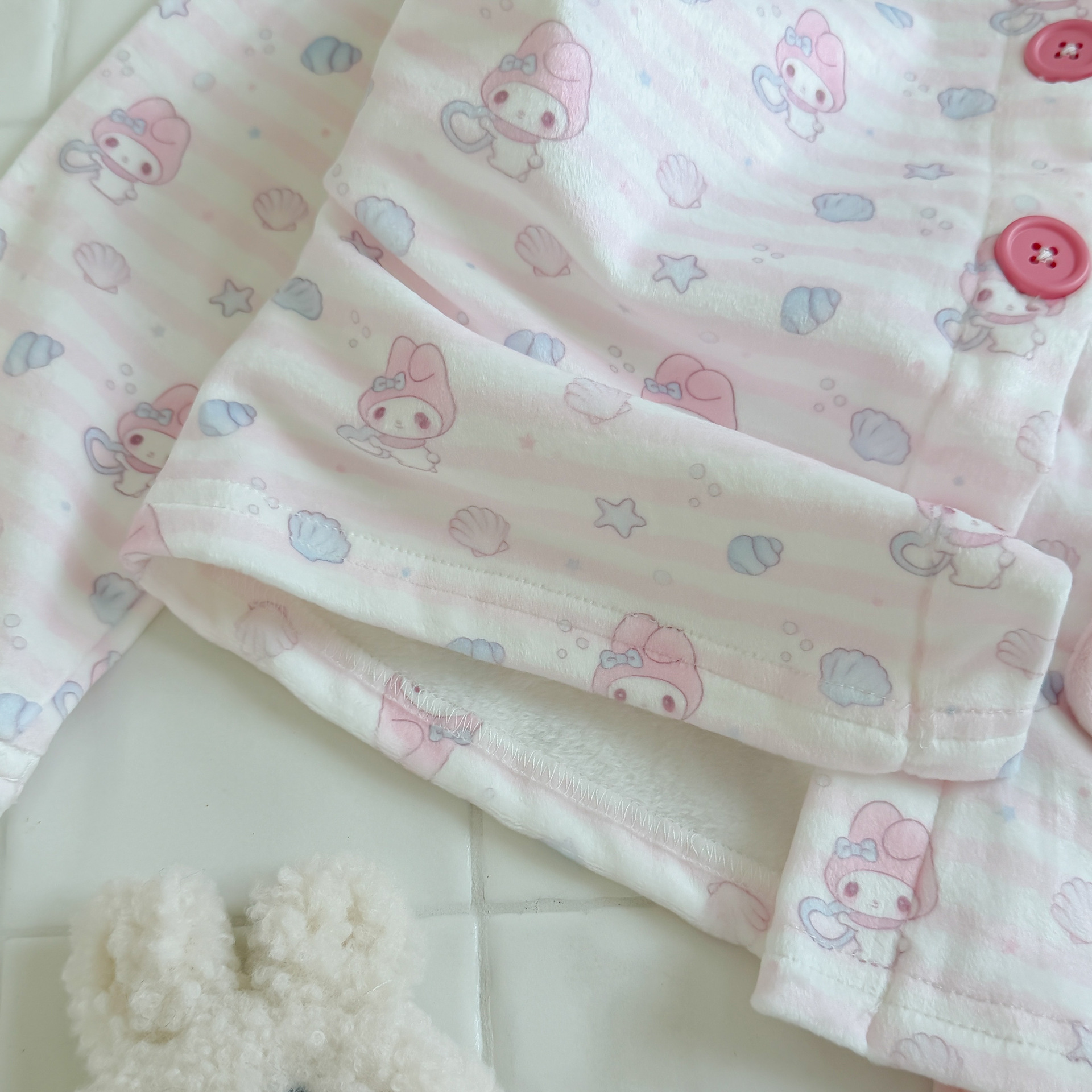 1019078 日系少女中大童可愛卡通海島絨居家服套裝 第 9 張