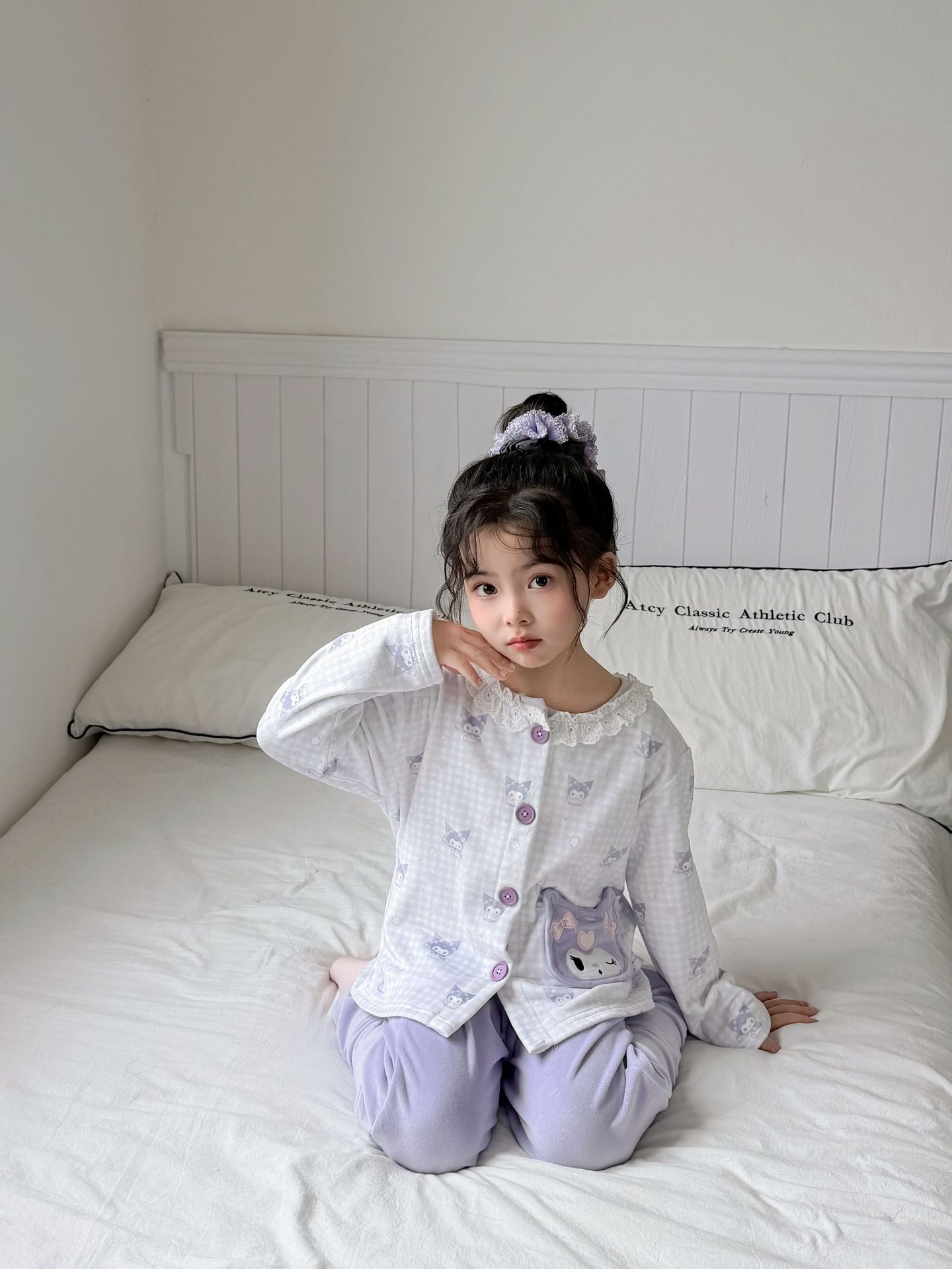 1019078 日系少女中大童可愛卡通海島絨居家服套裝 第 21 張