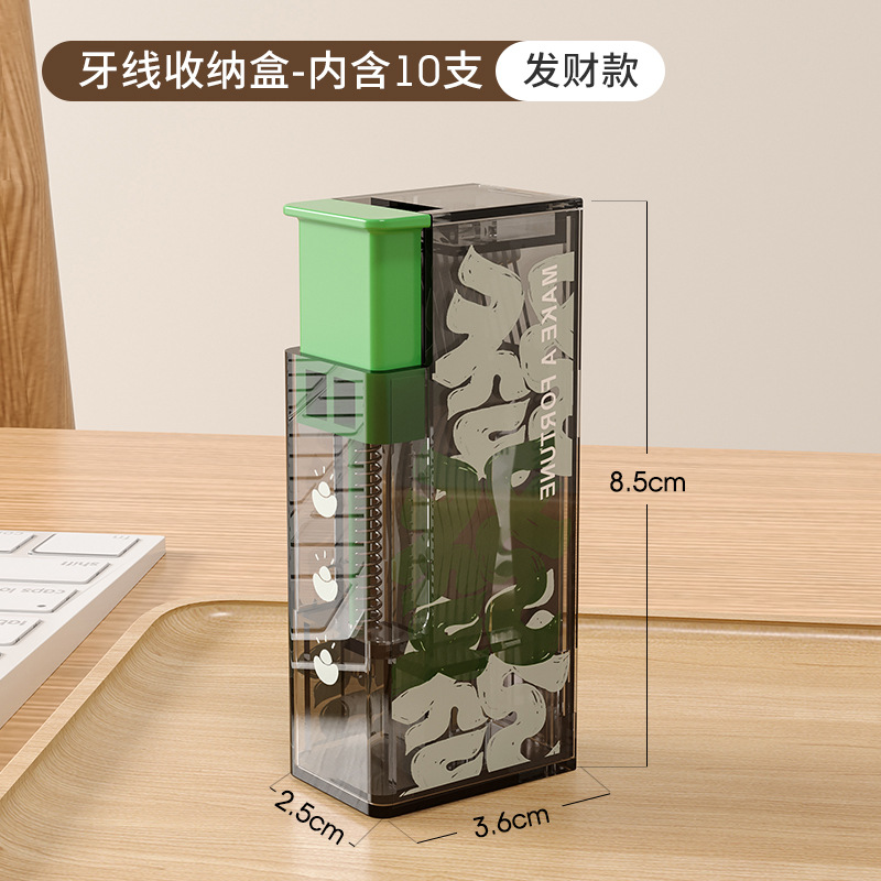 1026001 隨身神級小物！牙籤線盒自動彈出收納盒 第 10 張