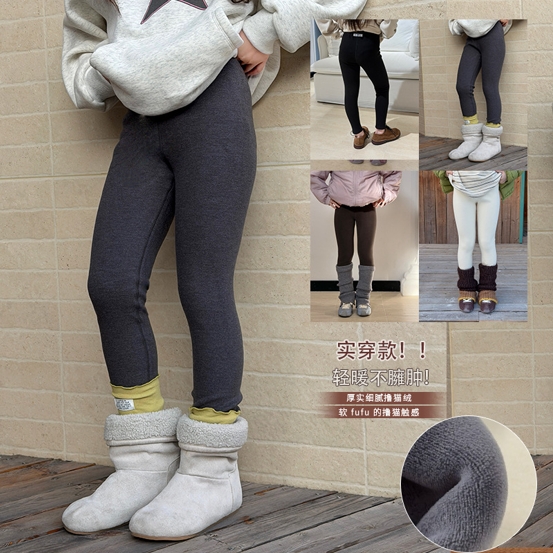 1026035 少女中大童秋冬保暖加絨經典款內搭褲 第 2 張