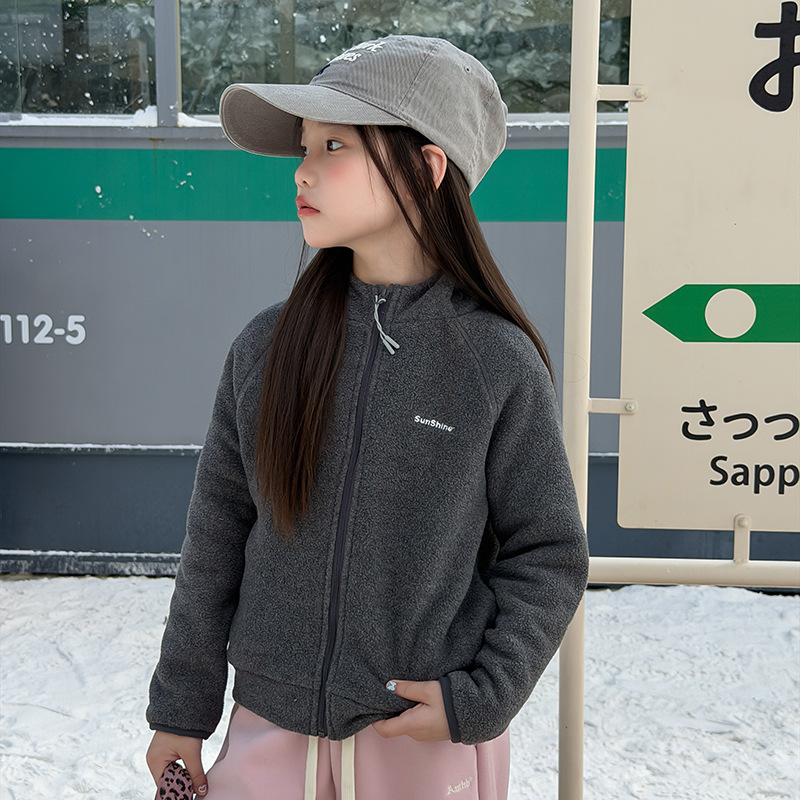 1026037 少年少女中大童雙面絨基礎款外套，保暖校服疊穿搭配好物！ 第 10 張