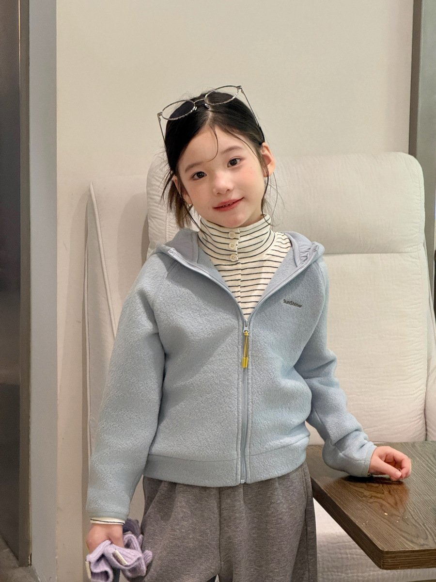 1026037 少年少女中大童雙面絨基礎款外套，保暖校服疊穿搭配好物！ 第 3 張