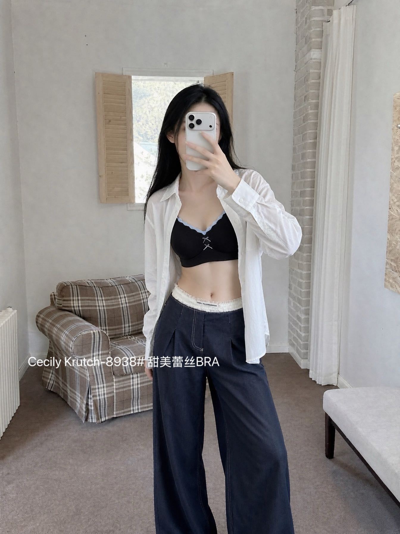 1026043 韓系甜美蕾絲BRA女生內衣微磨毛薄杯舒適款 第 9 張